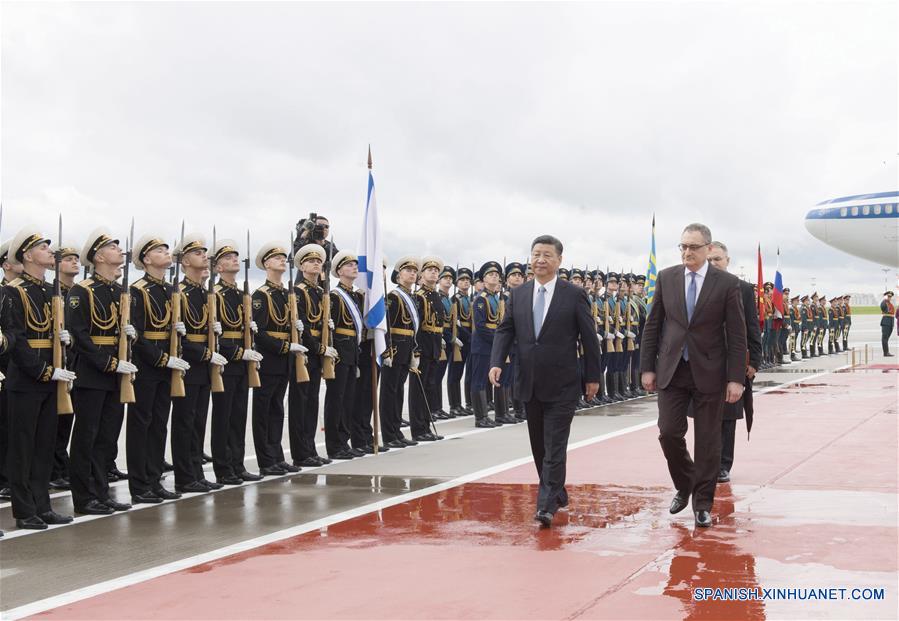 Xi llega a Moscú en visita de Estado a Rusia