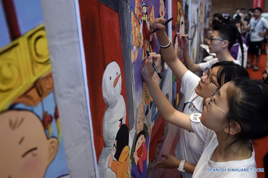 Exposición de construcciones de casas "cuadrángulos" en el Museo de la Capital en Beijing