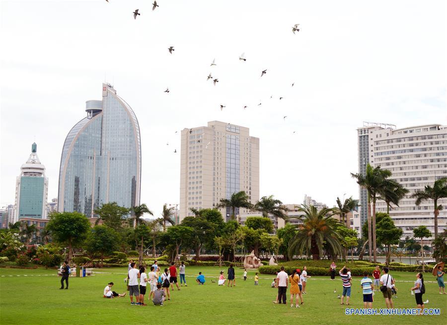 Vista de Xiamen, en el sureste de China