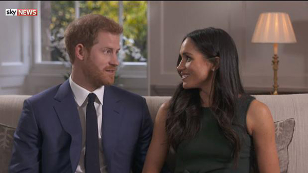 El Príncipe Harry y la actriz estadounidense Meghan Markle anuncian su compromiso