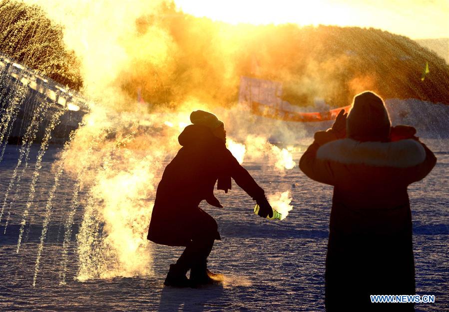 Mohe, Heilongjiang 31/01/2018 (El Pueblo en Línea) - Aldea Beiji, ubicada en Mohe, provincia de Heilongjiang, China, 29 de enero del 2018. (Foto: Wang Kai)