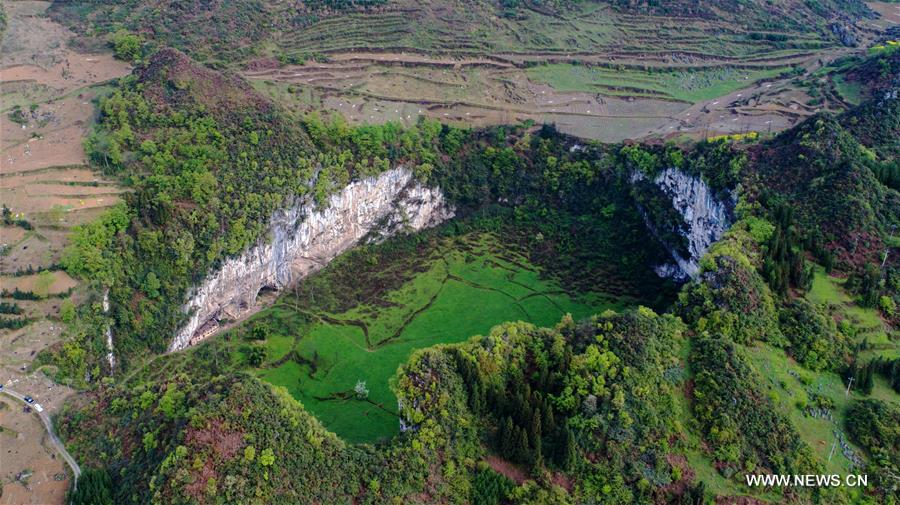 Descubren seis sumideros en el suroeste de China