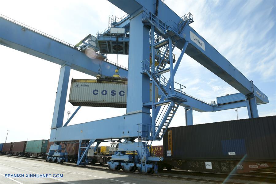 Primer tren de carga China-Bélgica desde puerto chino de Tangshan llega a Amberes