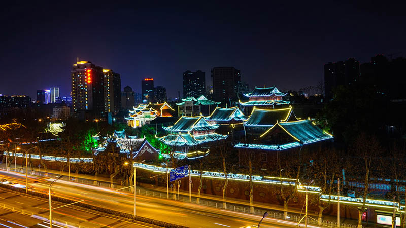 Foto tomada por Denis Kim, estudiante ruso que estudia idioma chino en Wuhan, provincia de Hubei. [Foto: proporcionada] 