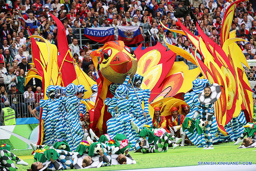 (Rusia 2018) Rusia inaugura Copa Mundial de FIFA con ceremonia brillante