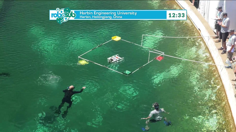 Un equipo universitario chino gana el concurso internacional RoboSub