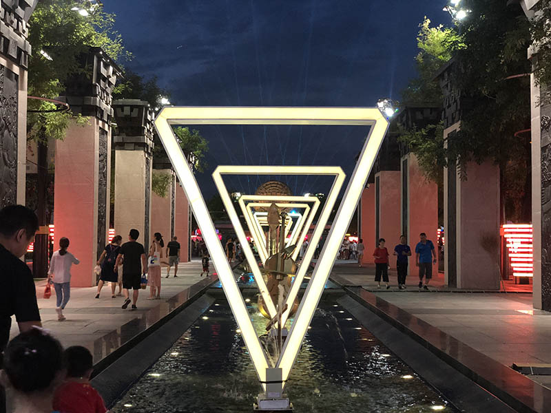 El paseo de la cultura, en el parque sur de la Pagoda. Foto: Fabiola Rojas Fonseca