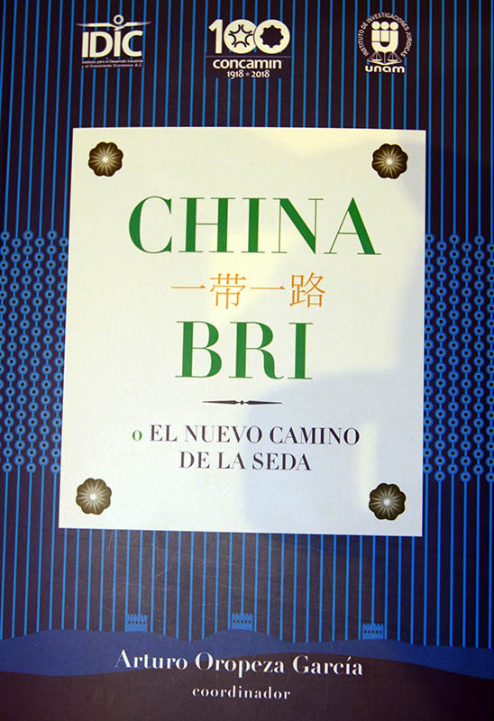 Este miércoles fue presentado en el libro “China BRI: o el nuevo camino de la seda”, editado por la Universidad Autónoma de México y el Instituto para el Desarrollo Industrial y el Crecimiento Económico. Beijing, 14 de noviembre del 2018. (Foto: YAC)