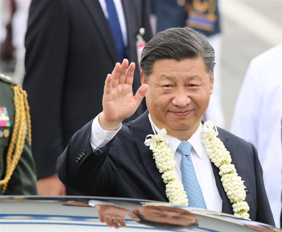 Xi llega a Filipinas para realizar visita de Estado