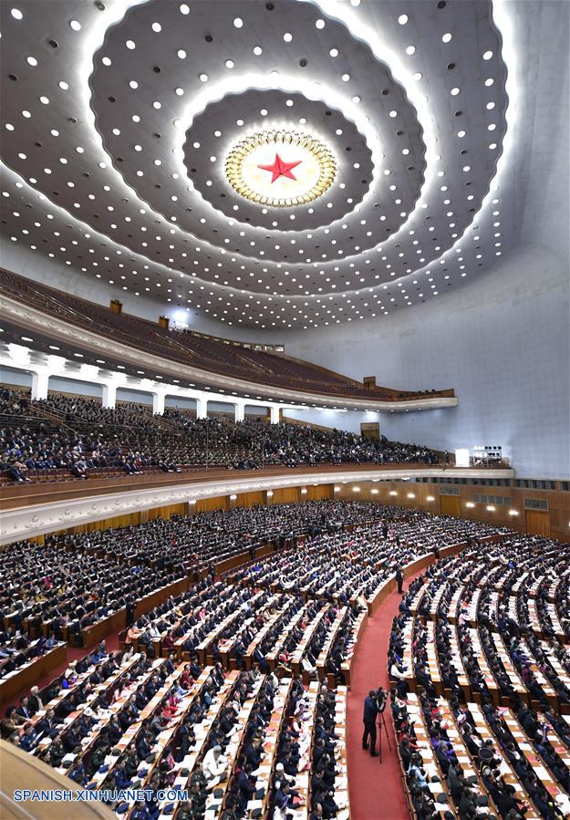 (Dos sesiones)Máximo órgano legislativo chino celebra reunión de clausura de la sesión anual