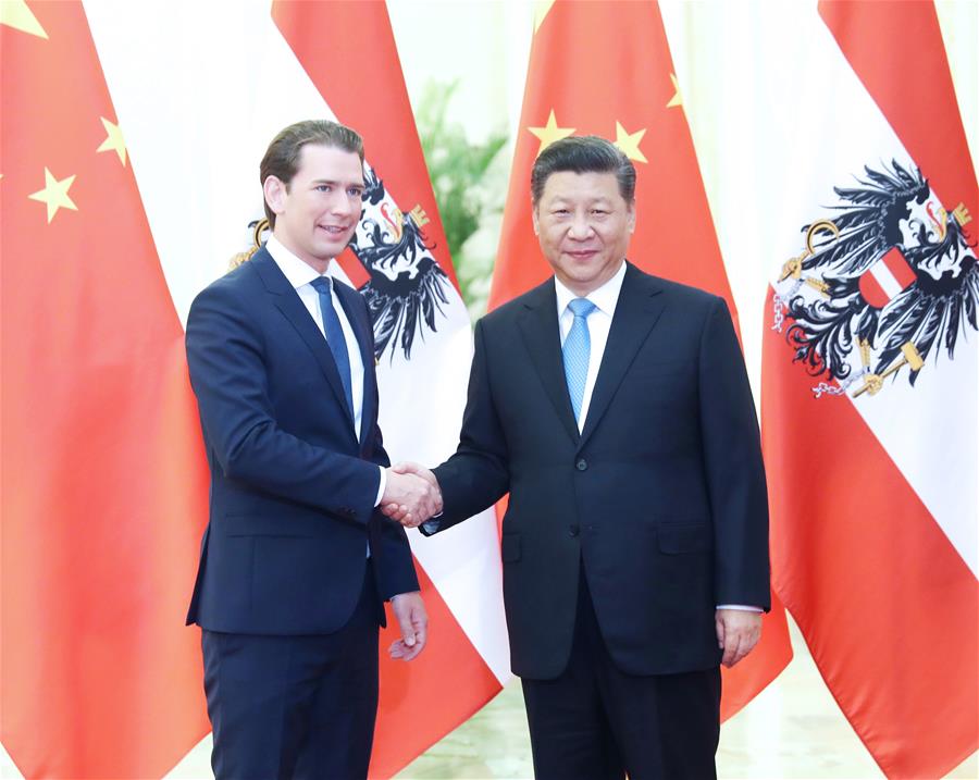 Xi Jinping se reúne con canciller austriaco