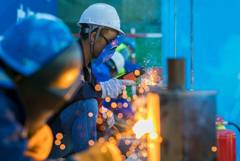 Concurso de Habilidades de la Industria de la Construcción em Hohhot, Mongolia Interior. Ding Genhou / Diario del Pueblo