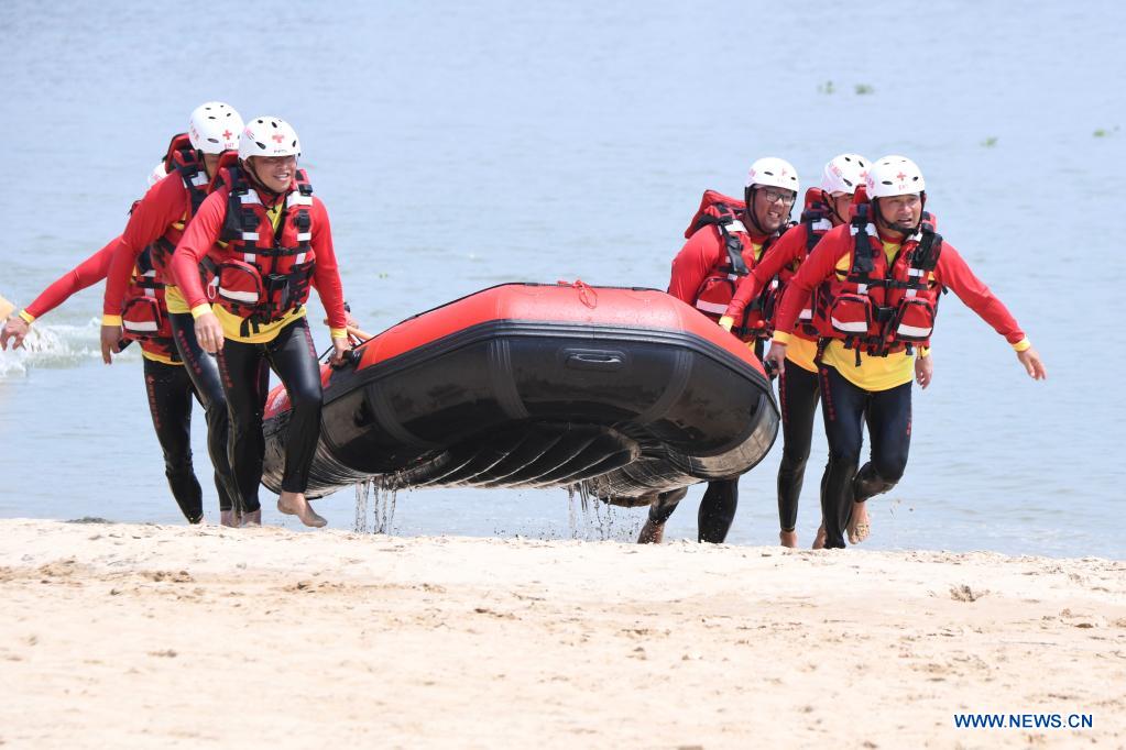 Cruz Roja organiza un simulacro de rescate de emergencia en Fuzhou