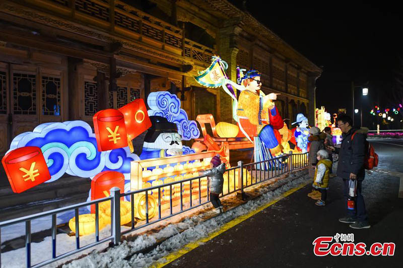 Un esplendoroso Taiyuan se ilumina para celebrar el a?o nuevo lunar