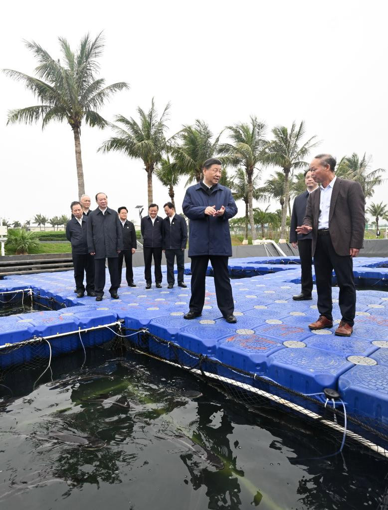 Xi inspecciona provincia meridional china de Guangdong