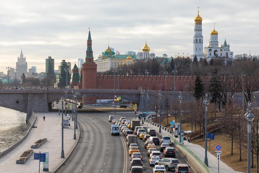 Imagen del 10 de marzo de 2022 del Kremlin en Moscú, Rusia. (Xinhua/Bai Xueqi) 