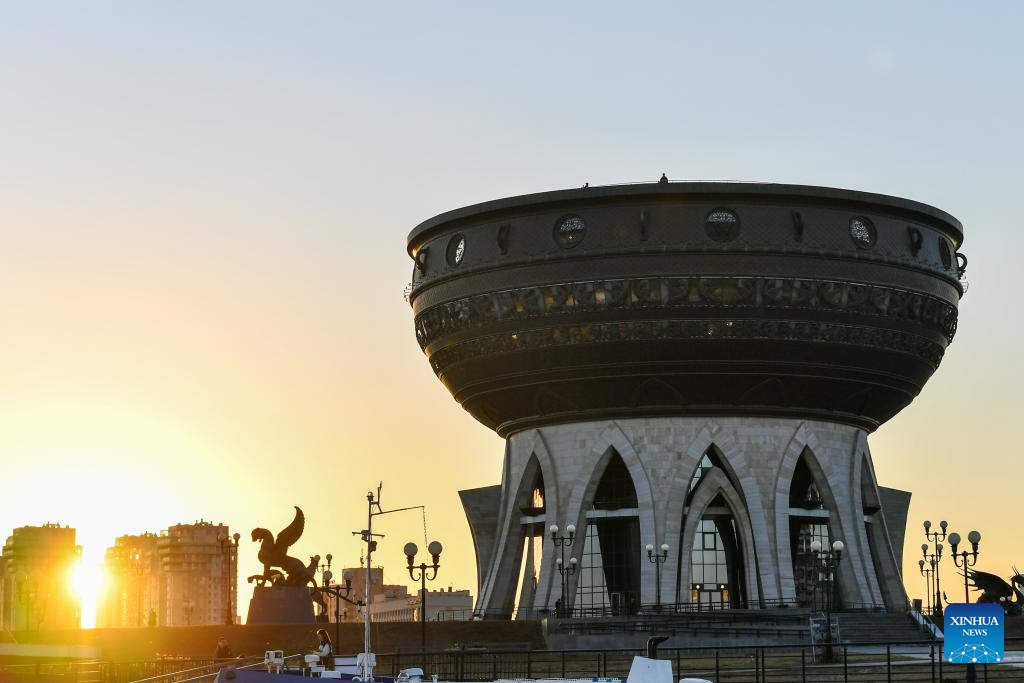 Vista de la ciudad de Kazán, Rusia