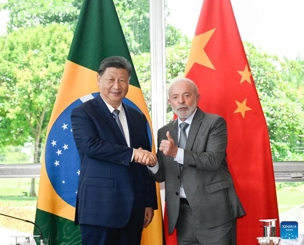 China y Brasil deciden elevar lazos durante reunión entre Xi y Lula